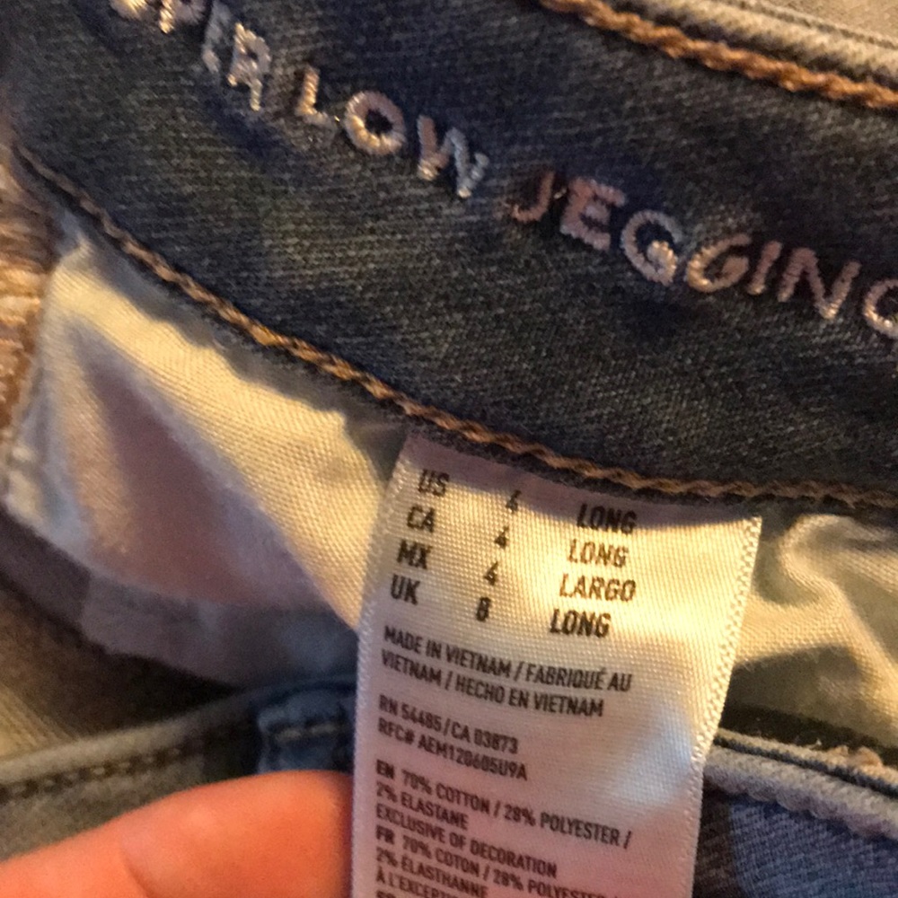 Worn twice American Eagle super low jegging - Picture 8 of 8